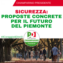 sicurezza: dal PD proposte concrete per il futuro del Piemonte