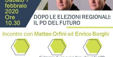 01/02 a Villadossola. Il PD del futuro. Incontro pubblico con Matteo Orfini ed Enrico Borghi.