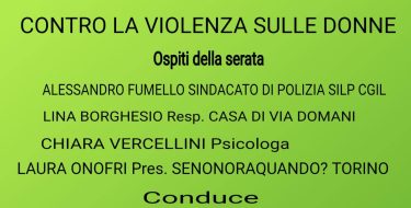 PD Chivasso. Incontro “Contro la violenza sulle donne” (diretta il 16/12 ore 21)