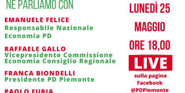 LIVE PDPIEMONTE #DECRETORILANCIO L’ITALIA ALLA PROVA DELLA RIPARTENZA