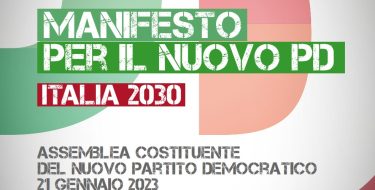 Manifesto per il nuovo PD_Italia 2030