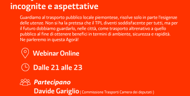 AGORÀ democratiche – Trasporto Pubblico Locale in Piemonte (25.03.2022)