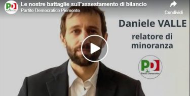 GRUPPO REGIONALE PD: LE NOSTRE BATTAGLIE SULL’ASSESTAMENTO DI BILANCIO