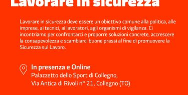 AGORÀ DEMOCRATICHE – LAVORARE IN SICUREZZA (21 maggio)