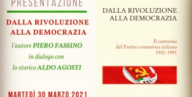 30/03 ore 21,00 – Dalla Rivoluzione alla Democrazia