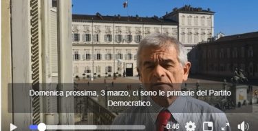 #primariepd – Appello al voto di  Sergio Chiamparino