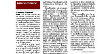 Un appello a Conte da 16 senatrici: ora più donne nelle task force