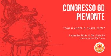 Congresso regionale dei Giovani Democratici del Piemonte