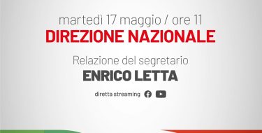 DIREZIONE NAZIONALE PD (17 maggio)