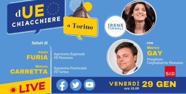 29/01 ore 18,00 – dUE chiacchiere a Torino