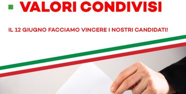 Programmi, visioni, valori condivisi: il 12 giugno facciamo vincere i nostri candidati!