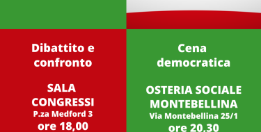 20 SETTEMBRE 2022, FESTA DEMOCRATICA AD ALBA: INCONTRO CON I CANDIDATI