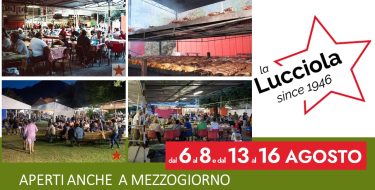 Festa de l’Unità alla Lucciola: dal 6 all’8 e dal 13 al 16 agosto 2021