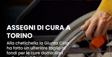 ASSEGNI DI CURA A TORINO. CANALIS (PD): “Alla chetichella la Giunta Cirio ha fatto un ulteriore taglio ai fondi per le cure domiciliari nella città di Torino. Accanimento politico a danno dei malati”.