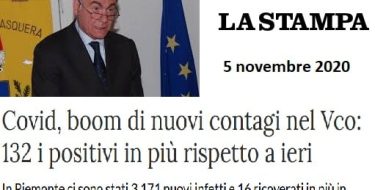 PD VCO: “Il Presidente Lincio eviti atteggiamenti irresponsabili ed inopportuni. I dati del contagio sono allarmanti”