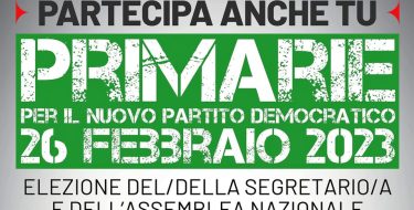 PRIMARIE 2023 – Fino al 18 febbraio ci si può preregistrare per votare online alle primarie