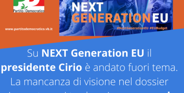 Su Next Generation EU il presidente Cirio è andato fuori tema